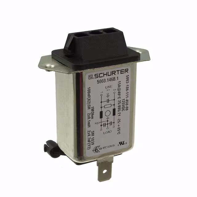 5003.146B.1 SCHURTER Inc.  Modules de filtrage de ligne électrique